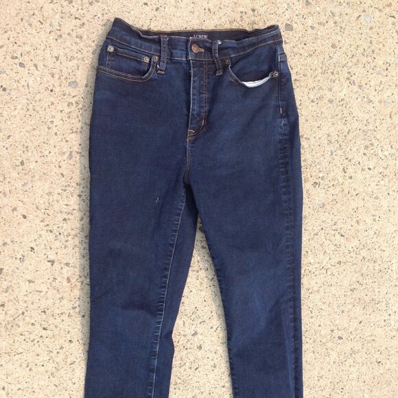 J Crew Jeans Curvy 10 High Rise Skinny 27"          1.2 - Picture 1 of 13